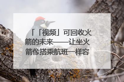 「视频」可回收火箭的未来——让坐火箭像搭乘航班一样容易｜路演记