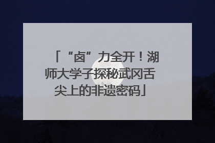 “卤”力全开！湖师大学子探秘武冈舌尖上的非遗密码