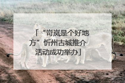 “岢岚是个好地方”忻州古城推介活动成功举办