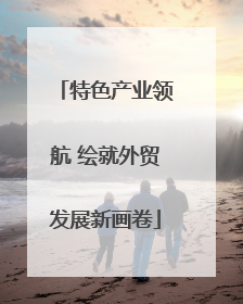 特色产业领航 绘就外贸发展新画卷
