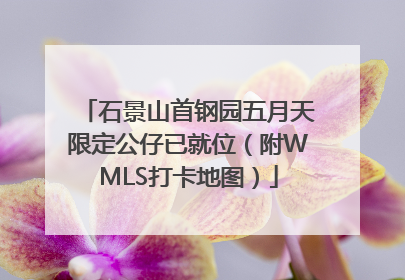 石景山首钢园五月天限定公仔已就位（附WMLS打卡地图）