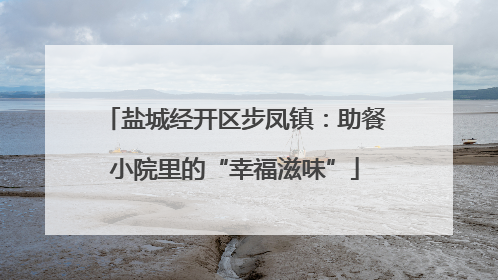 盐城经开区步凤镇：助餐小院里的“幸福滋味”