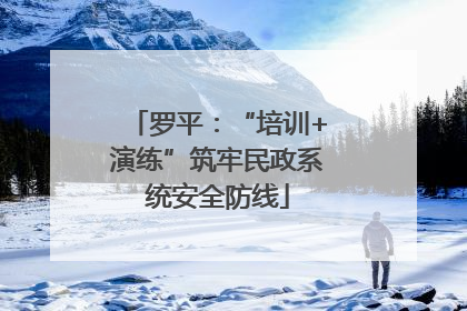罗平：“培训+演练”筑牢民政系统安全防线