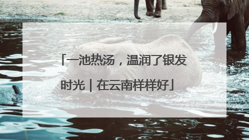 一池热汤，温润了银发时光｜在云南样样好