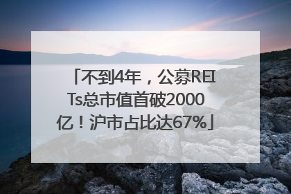 不到4年，公募REITs总市值首破2000亿！沪市占比达67%