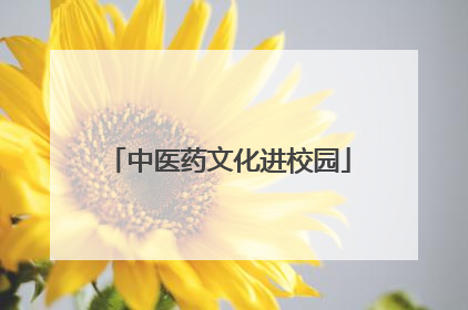 中医药文化进校园