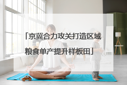 京冀合力攻关打造区域粮食单产提升样板田