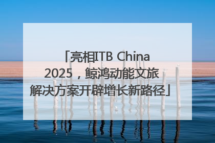 亮相ITB China 2025，鲸鸿动能文旅解决方案开辟增长新路径