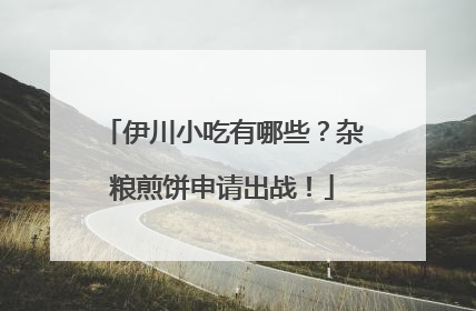 伊川小吃有哪些？杂粮煎饼申请出战！