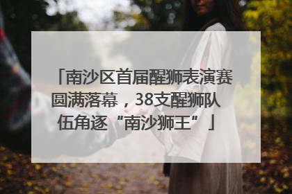南沙区首届醒狮表演赛圆满落幕，38支醒狮队伍角逐“南沙狮王”