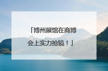 博州展馆在商博会上实力抢镜！