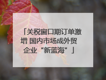 关税窗口期订单激增 国内市场成外贸企业“新蓝海”