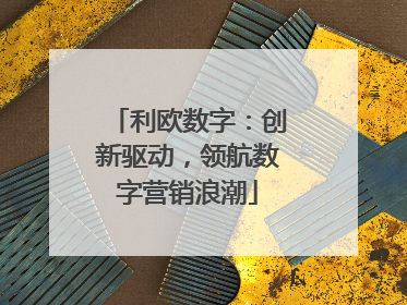 利欧数字：创新驱动，领航数字营销浪潮