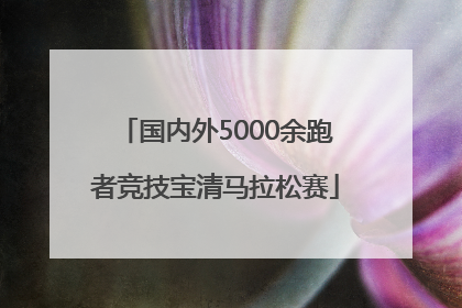 国内外5000余跑者竞技宝清马拉松赛