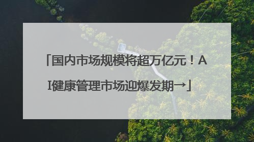 国内市场规模将超万亿元！AI健康管理市场迎爆发期→