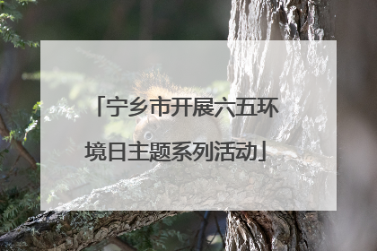 宁乡市开展六五环境日主题系列活动