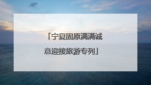 宁夏固原满满诚意迎接旅游专列