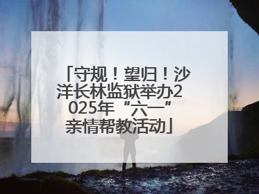 守规！望归！沙洋长林监狱举办2025年“六一”亲情帮教活动