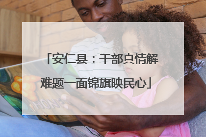 安仁县：干部真情解难题一面锦旗映民心