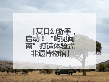 夏日幻游季，启动！“屿见闽南”打造体验式非遗博物馆