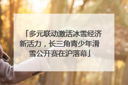 多元联动激活冰雪经济新活力，长三角青少年滑雪公开赛在沪落幕