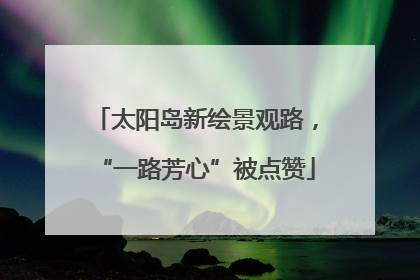 太阳岛新绘景观路，“一路芳心”被点赞