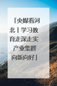 央媒看河北丨学习教育走深走实 产业集群向新向好