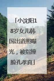 小沈阳18岁女儿韩国出道照曝光，被指撞脸孔孝真