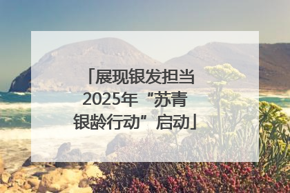 展现银发担当 2025年“苏青银龄行动”启动