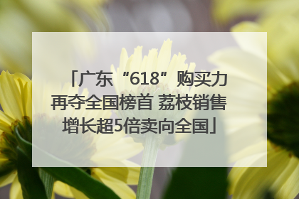广东“618”购买力再夺全国榜首 荔枝销售增长超5倍卖向全国