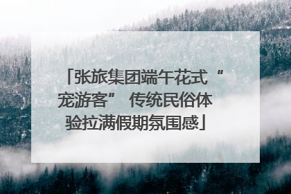 张旅集团端午花式“宠游客” 传统民俗体验拉满假期氛围感