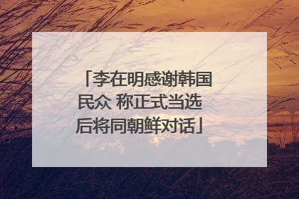 李在明感谢韩国民众 称正式当选后将同朝鲜对话