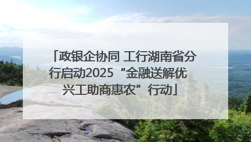 政银企协同 工行湖南省分行启动2025“金融送解优 兴工助商惠农”行动