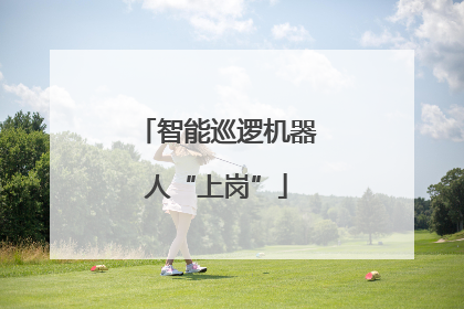 智能巡逻机器人“上岗”
