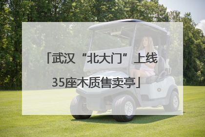 武汉“北大门”上线35座木质售卖亭