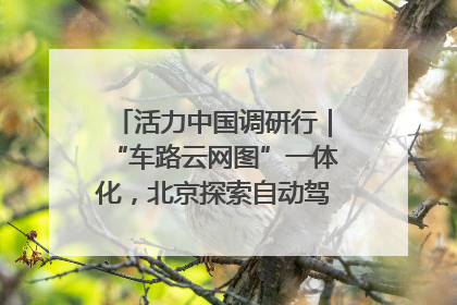 活力中国调研行｜“车路云网图”一体化，北京探索自动驾驶“加速度”