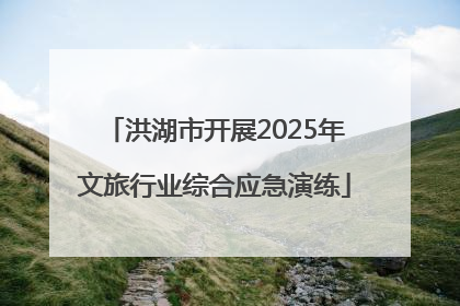 洪湖市开展2025年文旅行业综合应急演练