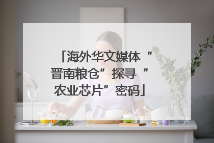 海外华文媒体“晋南粮仓”探寻“农业芯片”密码
