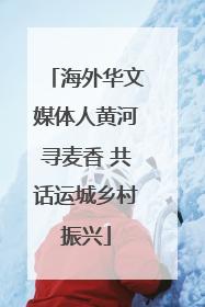 海外华文媒体人黄河寻麦香 共话运城乡村振兴