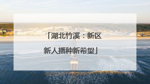 湖北竹溪：新区新人播种新希望
