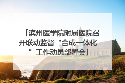 滨州医学院附属医院召开联动监督“合成一体化”工作动员部署会