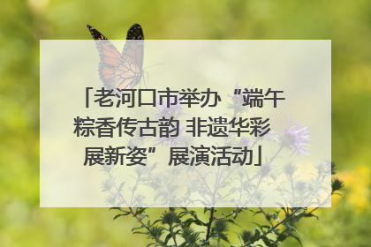 老河口市举办“端午粽香传古韵 非遗华彩展新姿”展演活动
