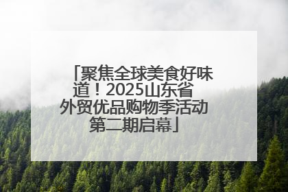 聚焦全球美食好味道！2025山东省外贸优品购物季活动第二期启幕