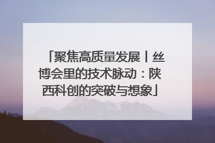 聚焦高质量发展丨丝博会里的技术脉动：陕西科创的突破与想象