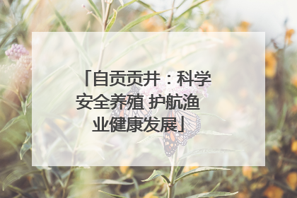 自贡贡井：科学安全养殖 护航渔业健康发展