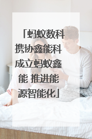 蚂蚁数科携协鑫能科成立蚂蚁鑫能 推进能源智能化