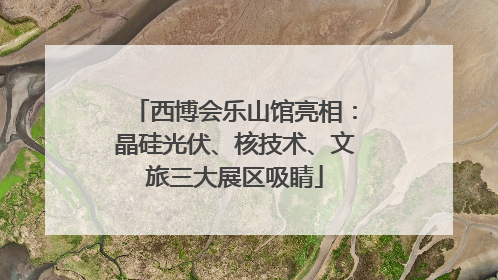 西博会乐山馆亮相：晶硅光伏、核技术、文旅三大展区吸睛