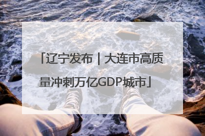 辽宁发布｜大连市高质量冲刺万亿GDP城市