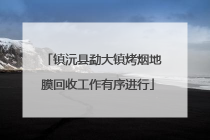 镇沅县勐大镇烤烟地膜回收工作有序进行