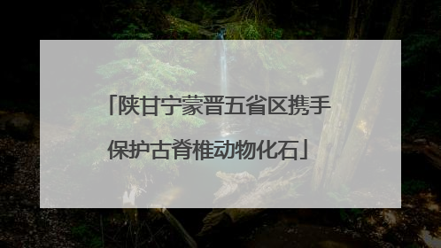 陕甘宁蒙晋五省区携手保护古脊椎动物化石